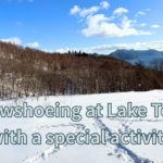Snowshoeing at Lake Toya Sotoasobu
